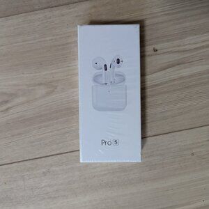 Pro 5 Wireless Bluetooth Earbuds with Charging Case - Compatible with iOS & Andr